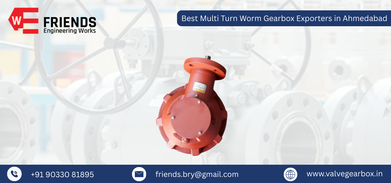 Best Multi Turn Worm Gearbox Exporters in Ahmedabad