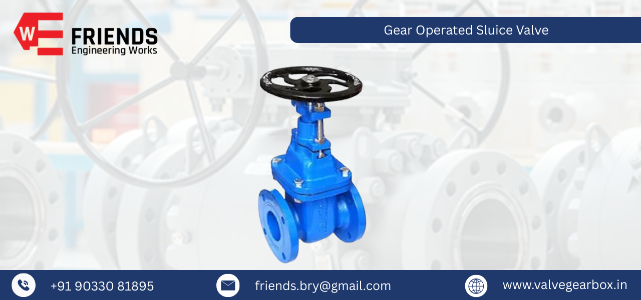 Gear Operated Sluice Valve
